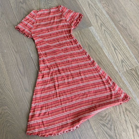 BDG Striped Ribbed Square-neck Dress - Picture 5 of 5